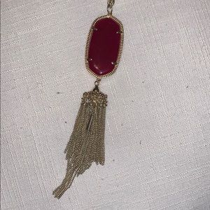 Kendra Scott Red Pendant Necklace